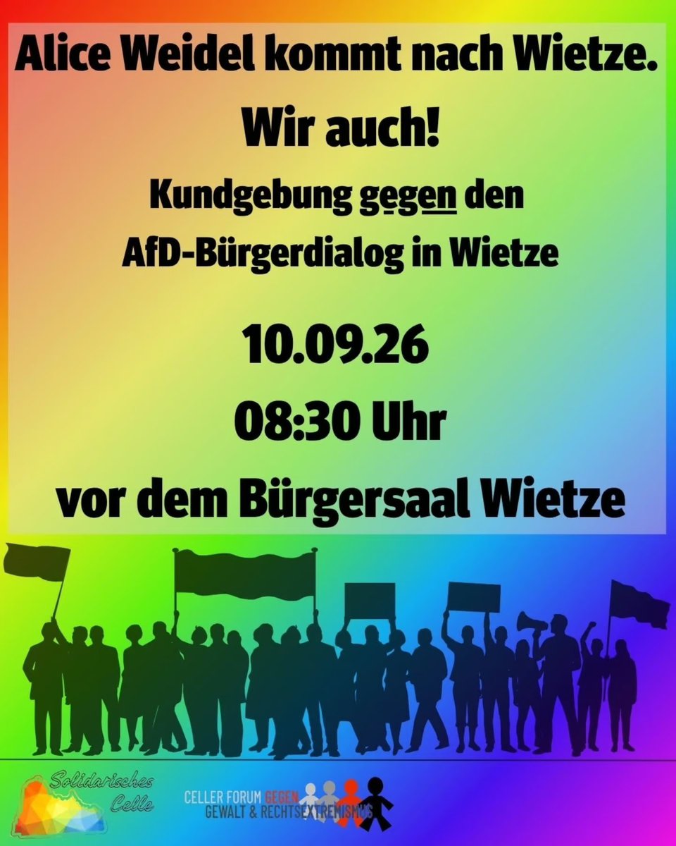 ninjatreiber77's tweet photo. @jensonb0b Aktiv werden und wenn schon aktiv denn noch aktiver werden, hier eine kleine Auswahl an Demos. 
Auf der Seite von DemokraTEAM werden zahlreiche Aktion für die #Demokratie zusammengetragen. #Göttingen #GÖ0709 #Bleckeder #BKD0909 #Wietze #WZZ1009 #Hannover #Prüf #H1209 #FckAFD 🏴🚩 https://t.co/0JHJ5qdlVI