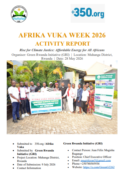 GreenG2262's tweet photo. During #AfrikaVuka 2026, Green Rwanda Initiative engaged 42 youth leaders and local officials in Muhanga to advance climate justice and affordable clean energy solutions. Together, we’re powering communities and driving sustainable change.  #ClimateAction https://t.co/CandYe214g