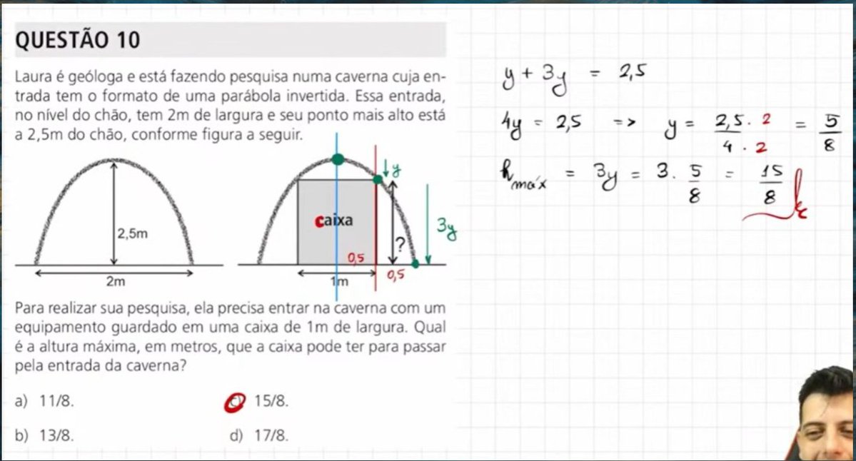 kauanvsrb's tweet photo. um tipo de resolução muito daora de questões de função quadrática é pela relação de galileu, muito prática pprt https://t.co/bAwqKb9IU6