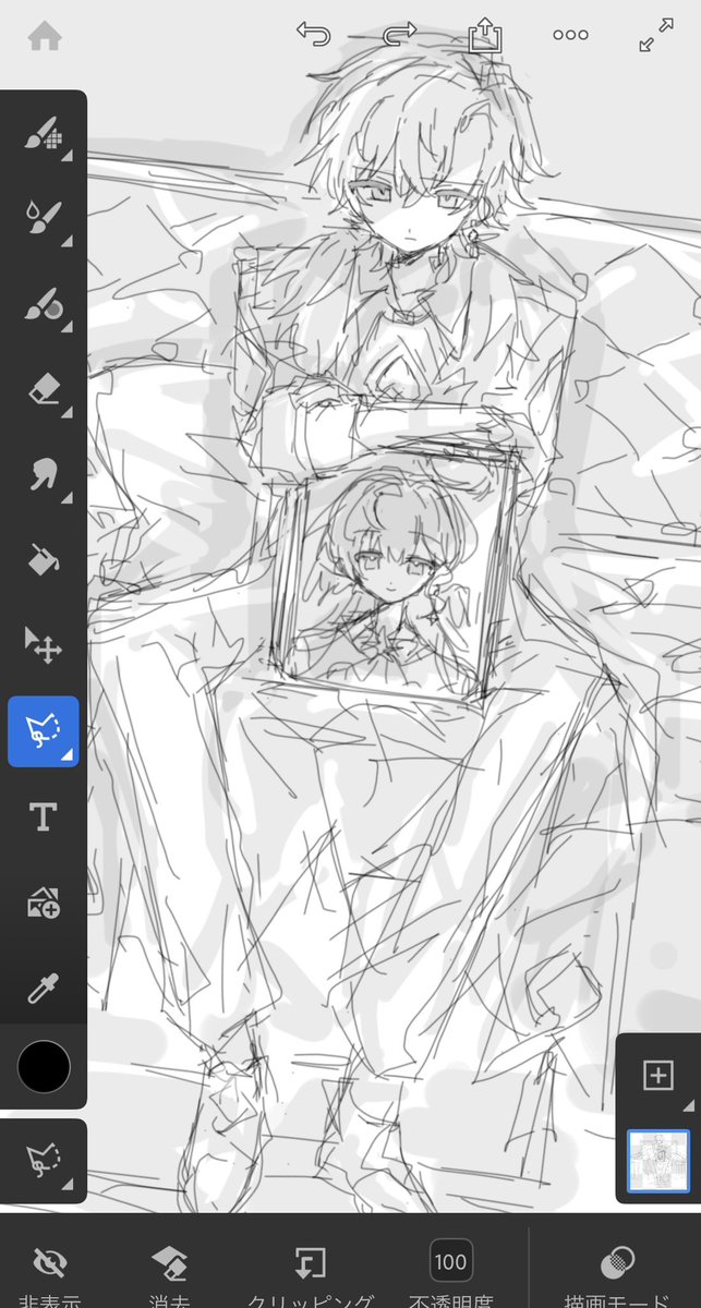 ag6att's tweet photo. 一応アベロビ…下書きの方がいいきがしてきた https://t.co/powlzMNfIL
