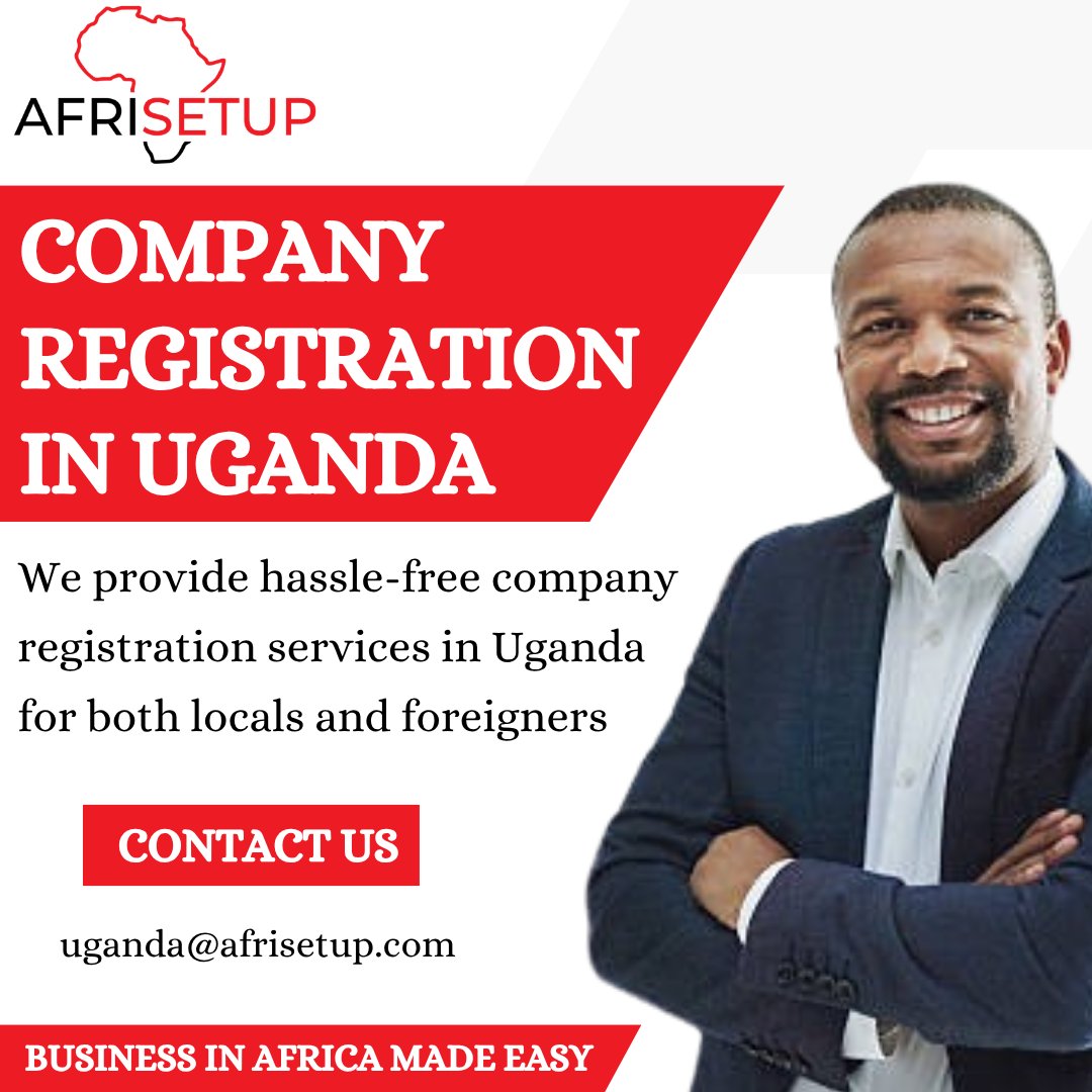 afrisetup's tweet photo. Thinking of starting a business in Uganda? Registering a company in Uganda is a straightforward process that can be completed online. Learn more👉https://t.co/ucoyuf1OXT
#CompanyRegistration #UgandaBusiness #BusinessInUganda #UgandaEntrepreneurs https://t.co/yS2leRZquU