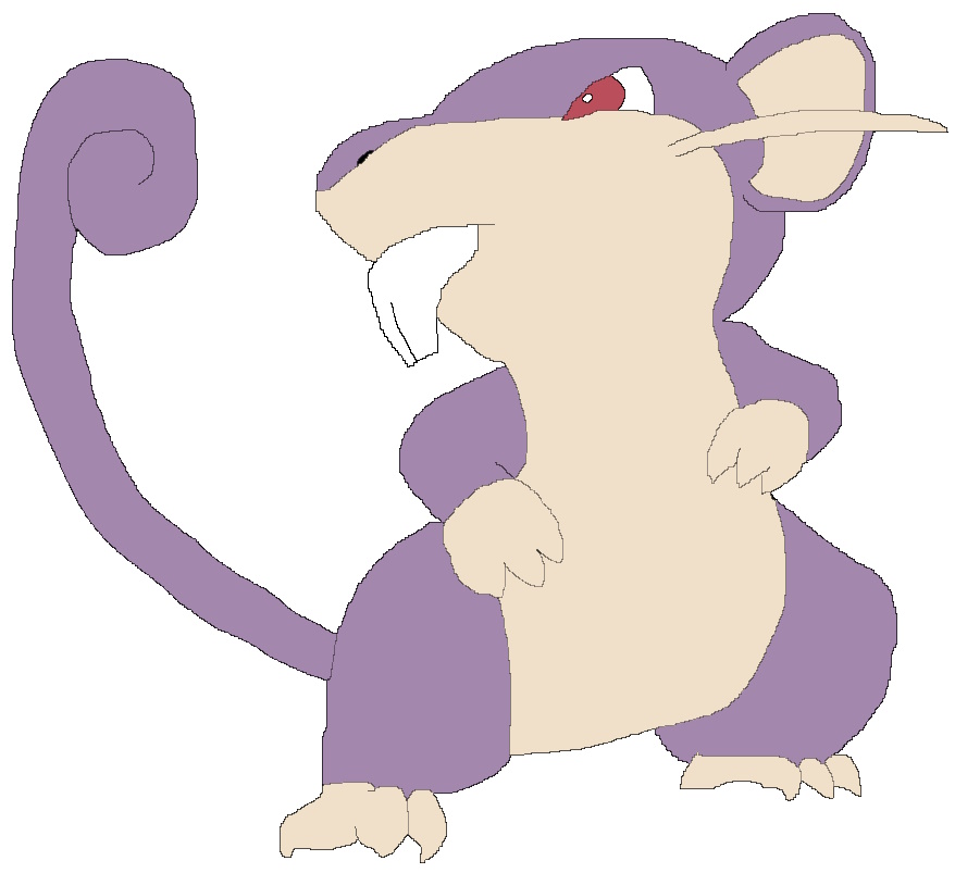 BadPokemonPics's tweet photo. #019 Rattata #Pokémon #pokemonart https://t.co/6l5APWTaMe