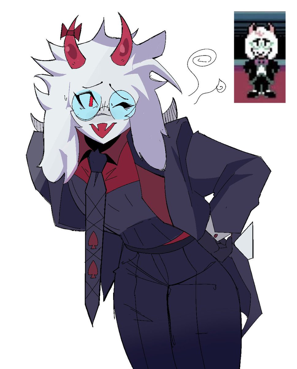Cinabunssss's tweet photo. Butler ralsei 🍷

#deltarune #ralsei https://t.co/KGfsIbprR5