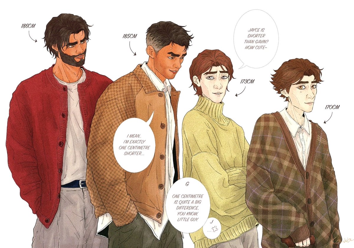 kawawith's tweet photo. In height order 📏
/ modern student au #jayvik https://t.co/Gyf00MlOEa