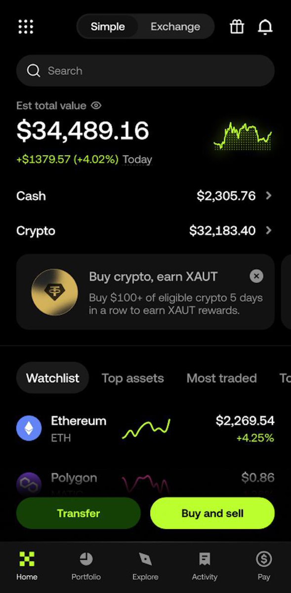GabiTavares05's tweet photo. Most people still don't know you can hold gold as a token! 

XAUT on @OKX is the cleanest way I've seen to get exposure, and they're literally giving it away right now as buy streaks rewards 🚀 https://t.co/zh3havCk5b