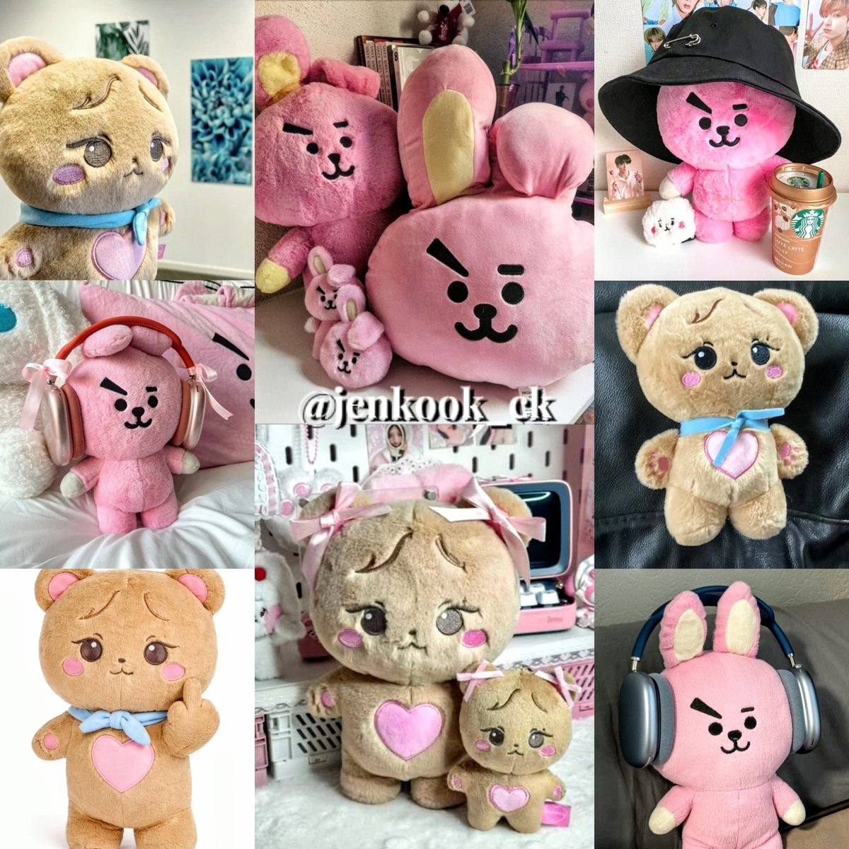 jenkook_ck's tweet photo. Jungkook and Jennie's mascot characters 💗🤎
Jennie       : 🐻 GOMDEUKI
Jungkook: 🐰 COOKY ( BT21 )
{ don’t copy my idea. If you use it, please give me credit. 🫶🏻}

#cooky #jungkook #jennie #gomdeuki #bt21 #jenkook_ck #jenkook #ninikook #jenkookforever https://t.co/F3E0udpC9E