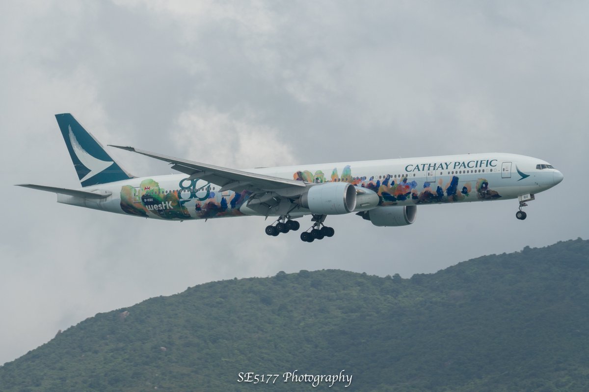 se5177's tweet photo. Cathay Pacific (The Spirit of Hong Kong Livery) Boeing 777-367(ER) B-KQU
CX367 PVG-HKG
VHHH / HKG
19 July 2026 https://t.co/x5QK5CbDOL