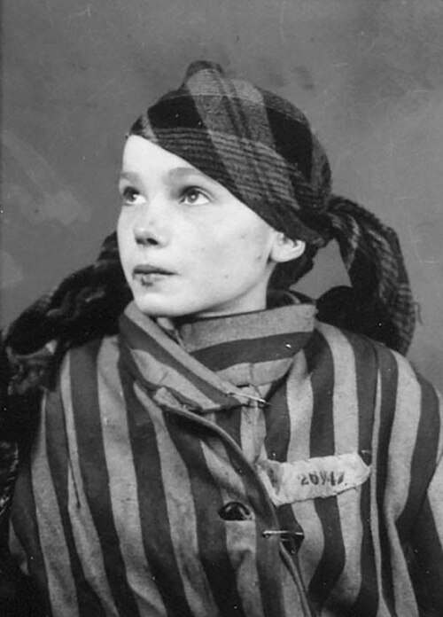 Rafael_Narbona's tweet photo. Durante la Segunda Guerra Mundial, los nazis mataron a sangre fría a unos dos millones de niños. Un millón y medio de judíos, decenas de miles de romaníes y 250.000 menores discapacitados. Czesława Kwoka, una niña polaca de 14 años, murió en Auschwitz por una inyección de fenol en el corazón. Alternativa para Alemania pretende que se revisen los libros de texto de las escuelas para minimizar estos crímenes y varios millones de alemanes aprueban esa iniciativa. El fascismo se está apoderando del mundo otra vez. Siento rabia, impotencia y vergüenza.