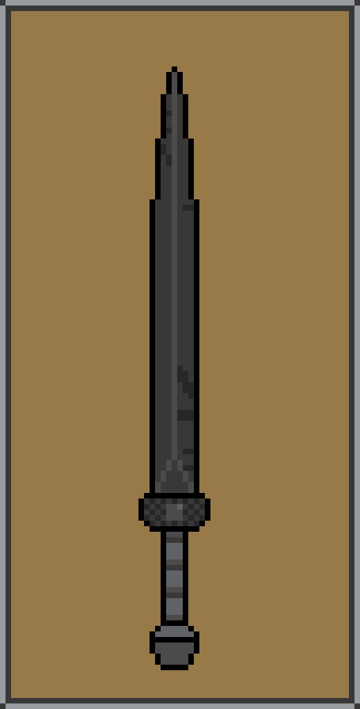 untamal20's tweet photo. Pixel art of the greatsword design from Dark Souls 1 https://t.co/chIQyccLjS