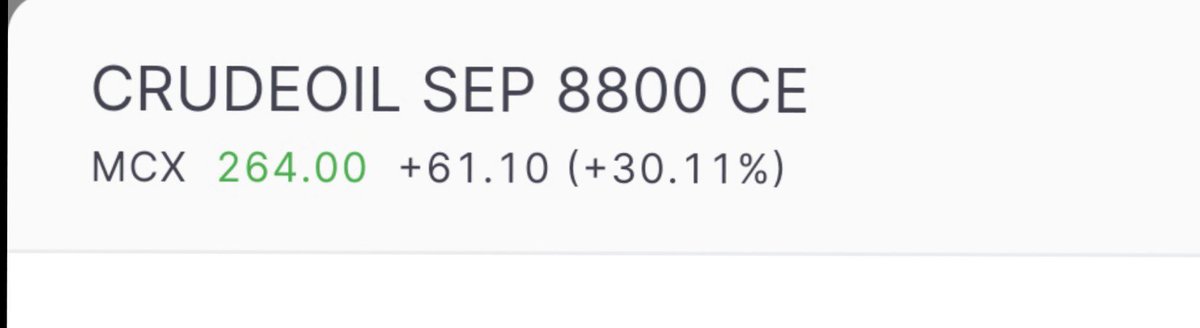 PerfectSelectn's tweet photo. #CrudeOil CE 8800 for  298/335
 241
#crude https://t.co/dPmfx5YgV0
