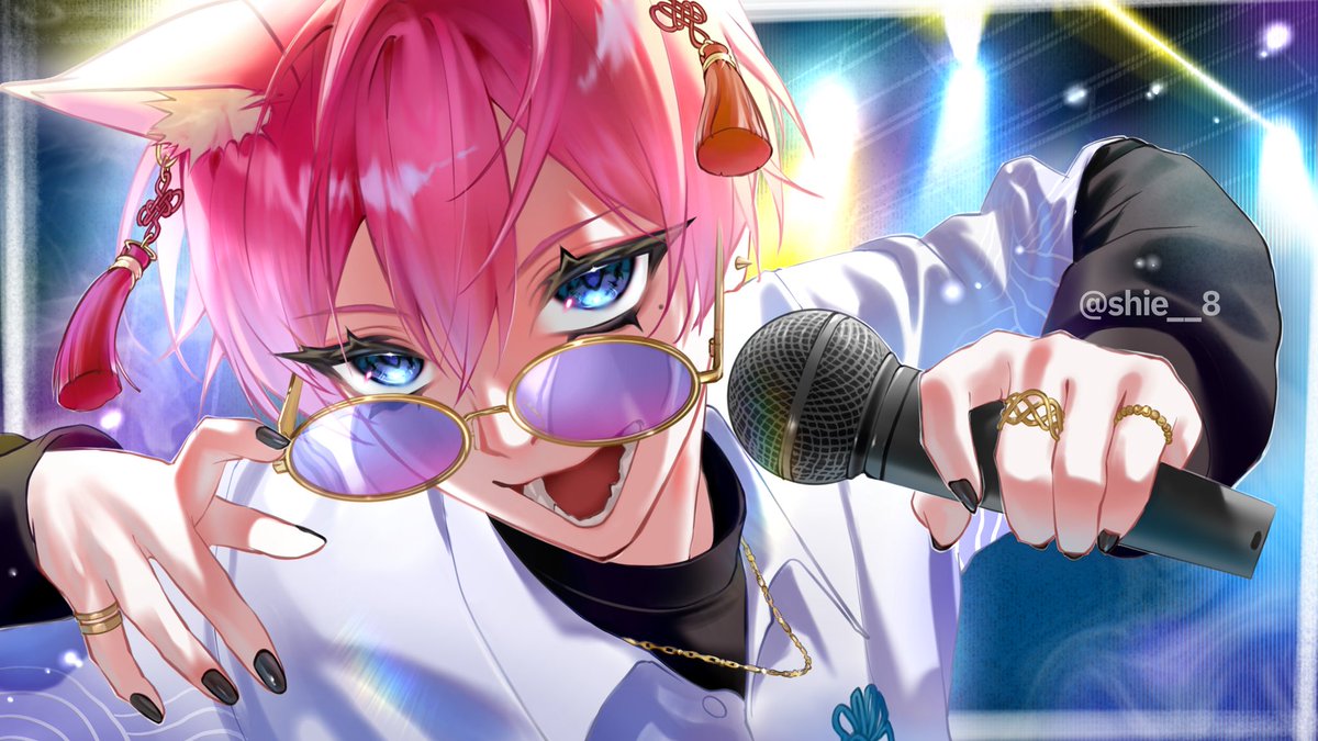shie__8's tweet photo. ご依頼ありがとうございました！🦊🕶️
skebにて三都 雅様（@MiyabiSanto ）を描かせていただきました！

#三アート雅 #Skeb #イラスト実績 #skeb募集中 #有償依頼 https://t.co/andIKNmqZU