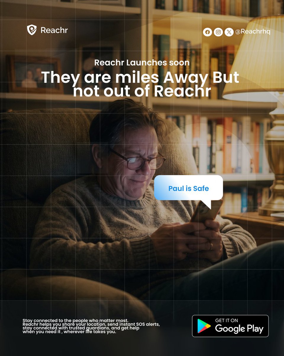 Reachrhq's tweet photo. Reachr is never out of Sync
we Ensure you are in sync with your loved ones
Use Reachr today https://t.co/VXIDFdkJ18