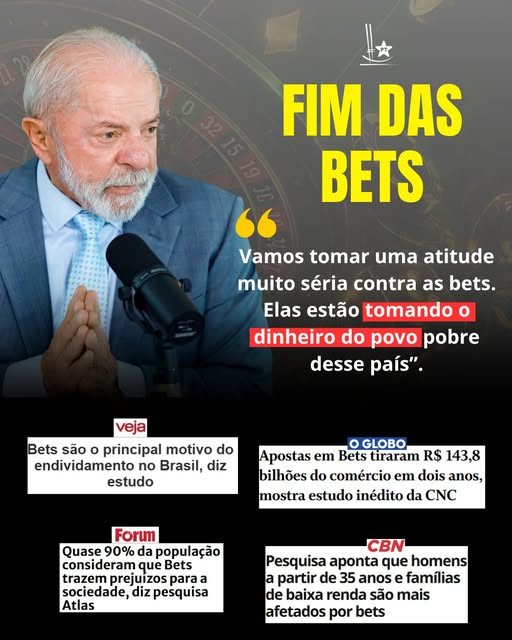 luccacaro's tweet photo. BETS TEM LEVADO MUITOS POBRES À SARJETA

O impacto das apostas online (bets) no orçamento das famílias de baixa renda transformou-se em uma grave crise social e financeira no Brasil. 

https://t.co/L1MTt1MUqM https://t.co/jLgzYpP2Md