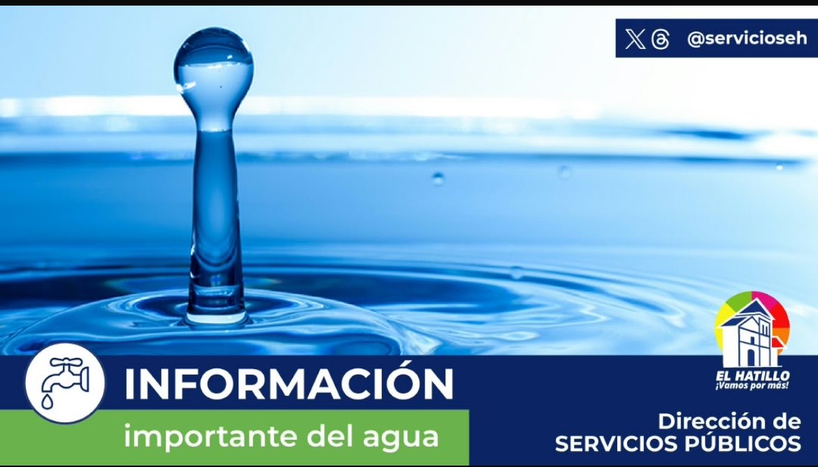 ServiciosEH's tweet photo. 📢 #ServiciosEHInforma #AguaElHatillo 💦

Vecinos, les compartimos una actualización importante de Hidroven sobre el suministro de agua en nuestro municipio:

LABORES DE MANTENIMIENTO Y MEJORAS EN EL ALIMENTADOR SUR.

Se cita textualmente la información: https://t.co/UU4CsFLeA5