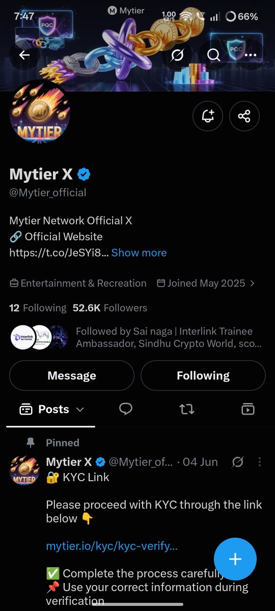 SaladulaC's tweet photo. 💥 Mytier Community, we need answers🔥
We have been waiting for meaningful updates from the Mytier mining app, but so far there has been no clear communication about progress, roadmap, listing, or next steps.
#Mytier #Crypto #Mining #Web3 https://t.co/pn1ryhcuTQ