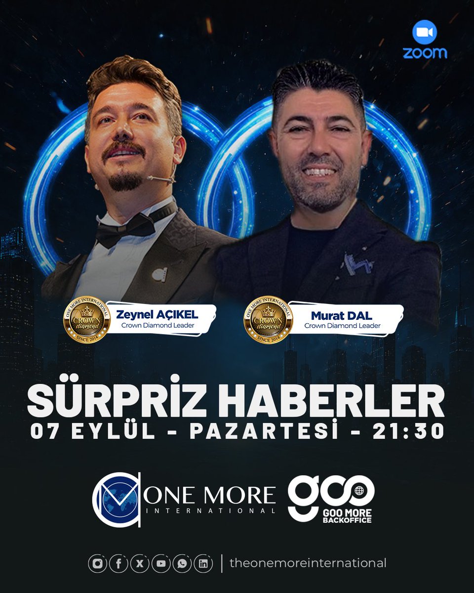 theonemoretr's tweet photo. Hazır olun, çünkü açıklayacaklarımız var. 💙

Yeni #OneMore kamp dönemimiz, hedeflerimiz ve merakla beklenen sürprizlerimiz bu akşam açıklanıyor.✨

Yeni dönemin yol haritasını konuşacağımız özel buluşmada sen de yerini al.

📣Yeni kamp dönemi
🎯Yeni hedefler
🎁Sürpriz gelişmeler https://t.co/sY5TkSrZzl