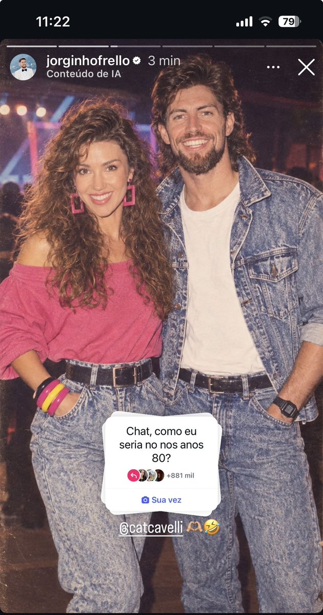 malicomentts's tweet photo. vou lá ver o que o @FrelloJorginho postou e encontro ele sendo jovem. cat muito rainha nos anos 80, dois lindos 😍 https://t.co/R9ZTHPRVzQ