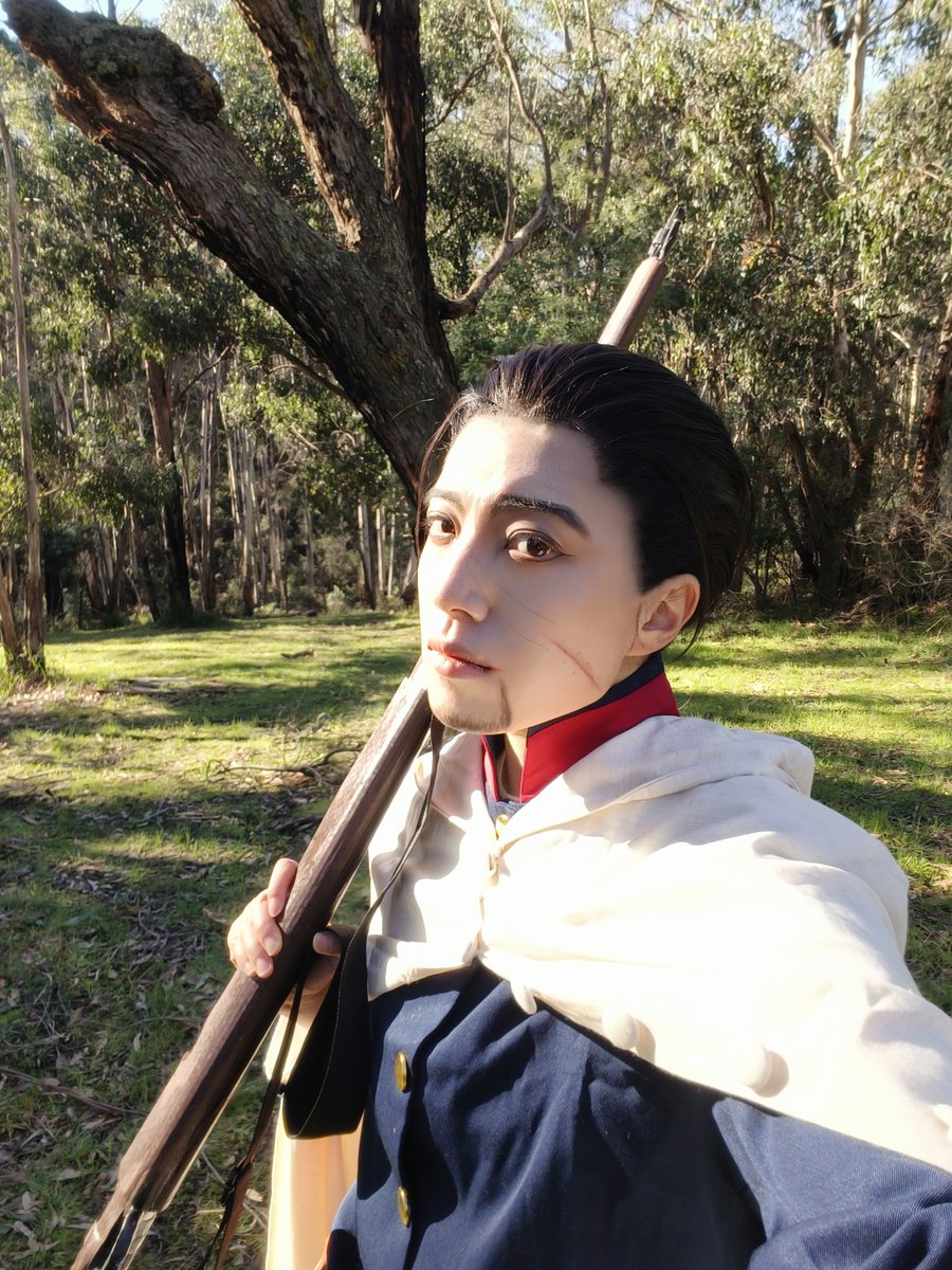 _Luzz_owo's tweet photo. #GoldenKamuy #ゴールデンカムイ #金カム 

I tried Ogata Cosplay https://t.co/fQU1yHwqjg