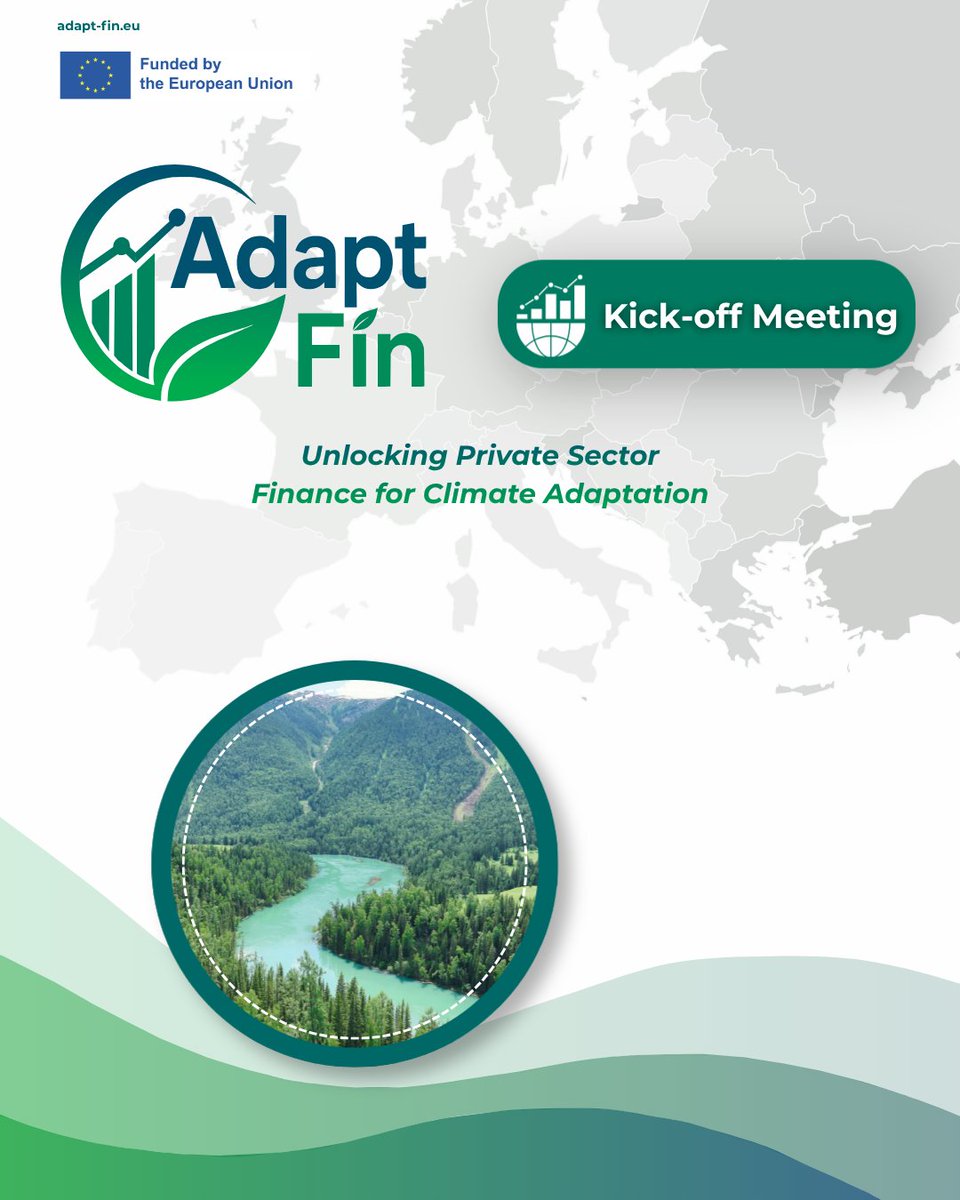 adaptfin's tweet photo. 🌍 #ADAPTFIN is officially getting started!
This week partners of the new @HorizonEU project will meet for the kick-off meeting. 

➡️ADAPT-FIN is dedicated to transforming #climate adaptation into investable action across #Europe.

🔗 Stay tuned: https://t.co/ymK7CpEXWv https://t.co/SrvxevHasa