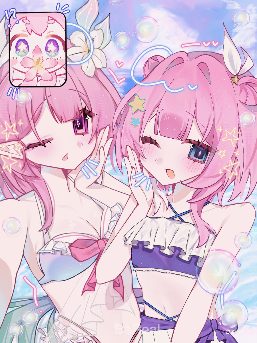 q_ahtz's tweet photo. デミモモで海！🌺🌺
#Cyrene https://t.co/dGVimtgstq