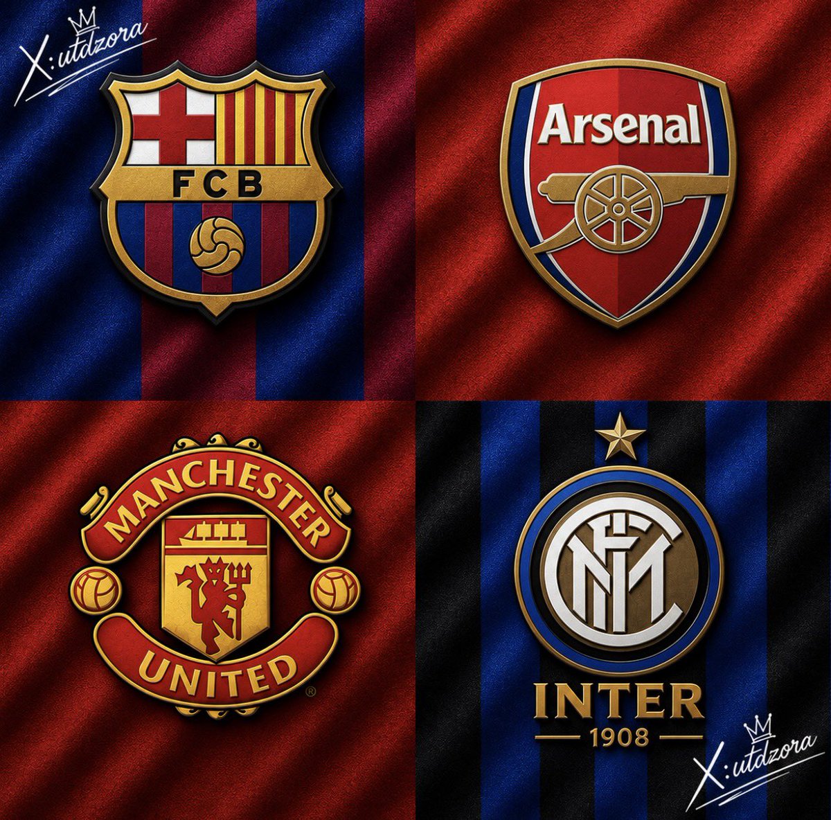 utdzora's tweet photo. This one is TOUGH….🤯

Name ONE player who has played for ALL FOUR (4) clubs….👀

Level: VERY HARD.🔥 https://t.co/GRkHnc8748