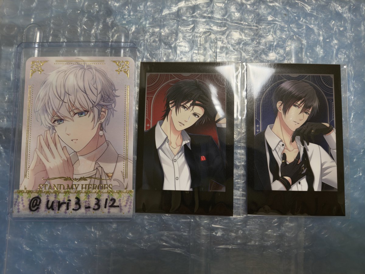 uri3_312's tweet photo. 【交換】スタマイ 10周年 10th Hands in Black フォトカ ノーマル N

譲
☆関、早乙女

求
☆カナメ＞日向＞京介、宝生
もしくはまとめて定価譲渡可

15日梅田手渡しor郵送

※ノーマル2 : レア1での交換も可
（レアは、求 カナメ＞京介＞宝生）

検索からでもお気軽にお声掛けください。 https://t.co/Hp2u5Nwv72