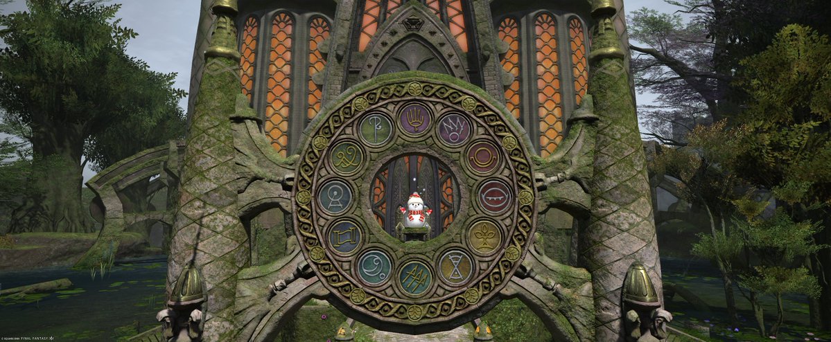 Ni2_FF14's tweet photo. ここ乗れたんだ～？！ https://t.co/0K74V9vLHB