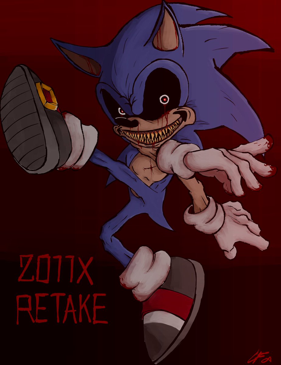CannedFishSpac3's tweet photo. 2011X final retake! Second picture was the old one.
#2011x #takebreather #execommunity #creepypastaart #sonicexe https://t.co/OSp1kP8Plb