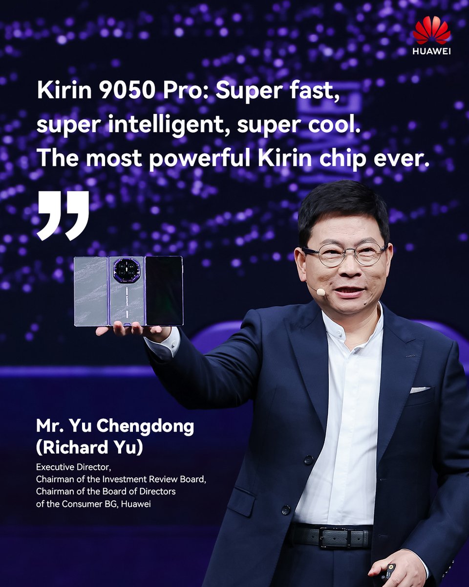 Huawei Kirin 9050 Pro: empresa revela arquitetura LogicFolding com dual-die e densidade de 238 milhões de transistores