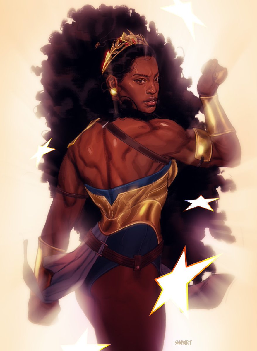 THEMYSCIRALORE's tweet photo. The shift that’ll happen when live-action Nubia is cast>>> https://t.co/GNrlgHyzin