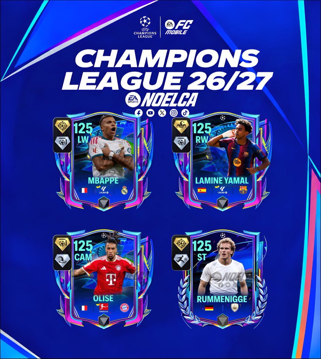 noelfm13's tweet photo. 🚨 MAÑANA COMIENZA LA CHAMPIONS LEAGUE 26/27 ✅😍
¿QUIÉN CREES QUE LEVANTARÁ LA OREJONA? 👇🫡

@HDWolvie @FirstHalfYT https://t.co/ytldvn9WDt