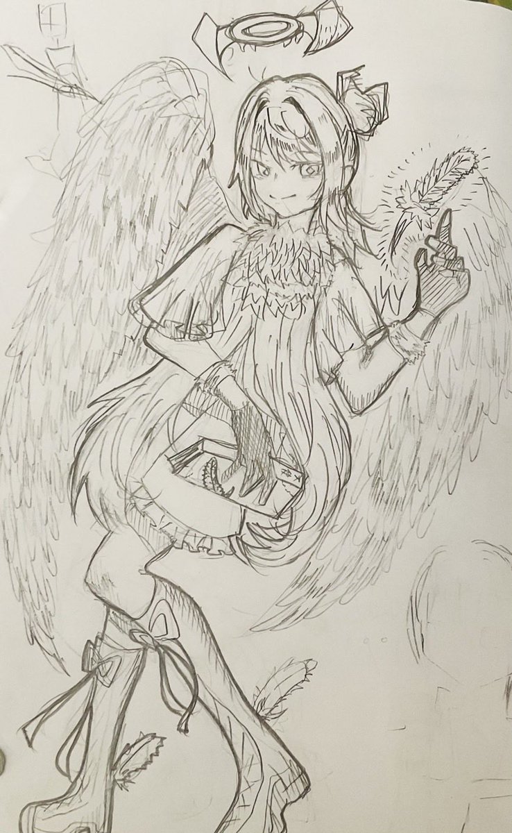 Tara5txc's tweet photo. #見た絵師さん強制初投稿の絵と今の絵を比べる
天使イメージしたやつとミクちゃん
そもそもアナログだったから…

初投稿← →最近のアイビス https://t.co/I2HRuOBT6i