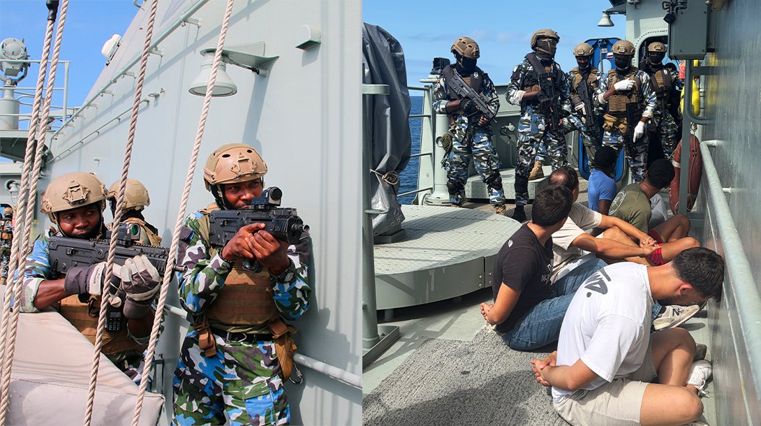 emgfa_oficial's tweet photo. O Navio da República Portuguesa (NRP) Álvares Cabral realizou, entre 29 de agosto e 1 de setembro, um exercício conjunto com a Marinha da Nigéria ⚓

Mais sobre https://t.co/w8RxQJMucJ

#ForçasArmadasPortuguesas #IniciativaMarAberto2026 #SWAIMS #SegurançaMarítima https://t.co/rTVFjhJkbk