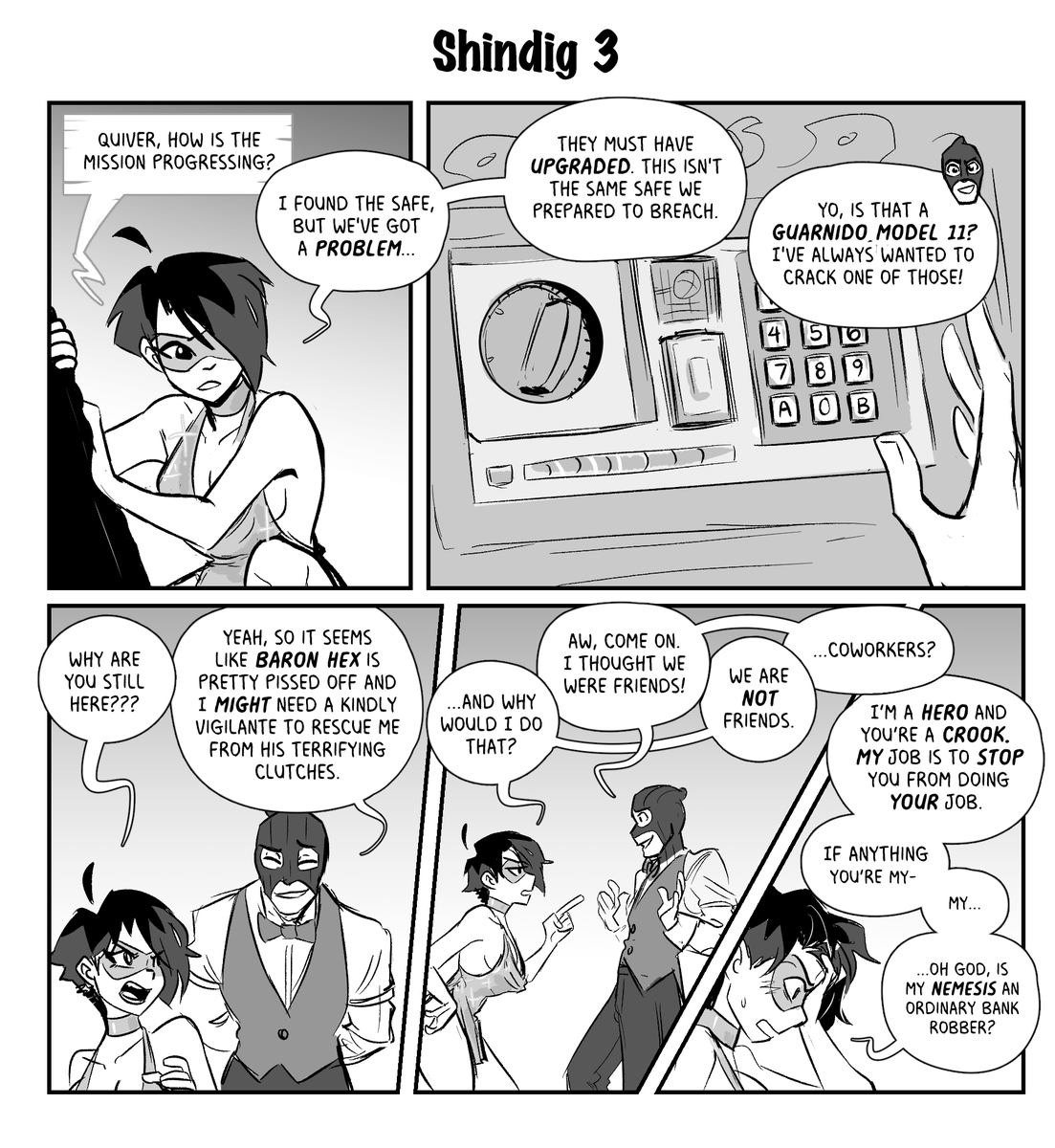 spicymancer's tweet photo. Shindig (part 3)

The continuing adventures of Quiver and Robber Guy https://t.co/k08WF38uKC
