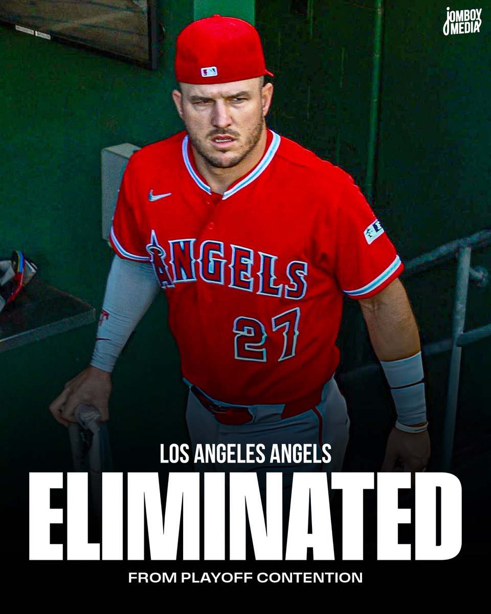 TalkinBaseball_'s tweet photo. The Los Angeles Angels will miss the playoffs for a 12th straight season, the longest active drought of any MLB team https://t.co/RiWM7xwaIR