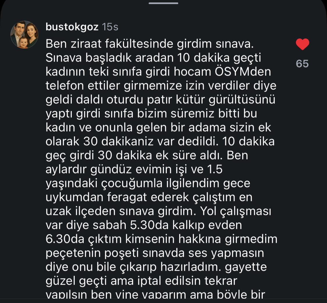 gizemkirmizi7's tweet photo. Sayın yetkililer sınavın iptalini istiyoruz #ösym #kpss #kpssiptal https://t.co/9iC0ljw7Zh