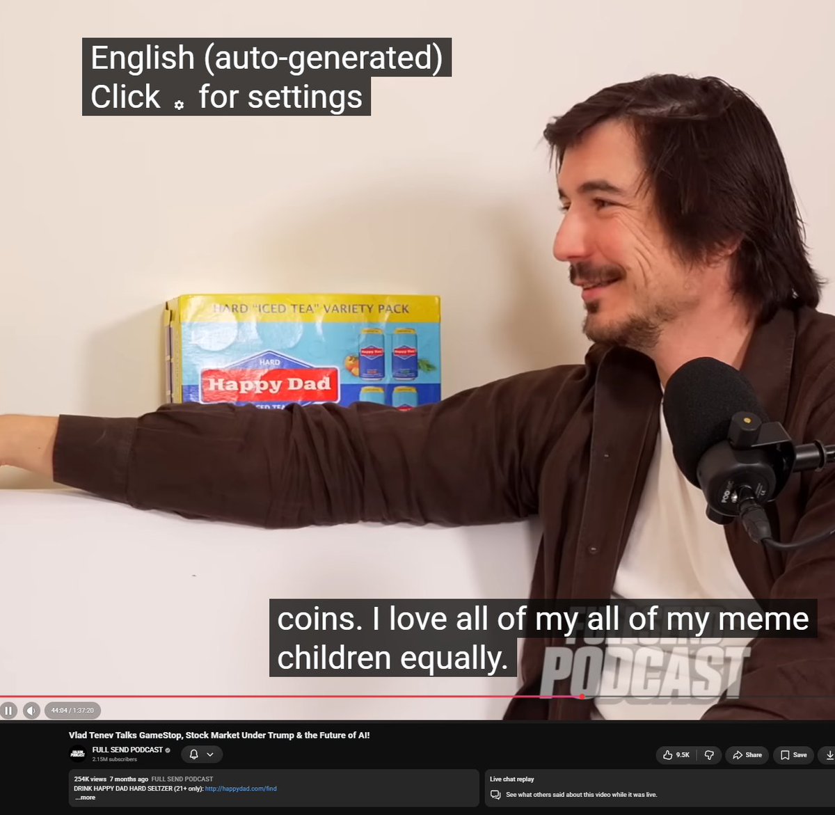 yeagrxbt's tweet photo. ok this is rly good

Vlad calls all memecoin buyers "Meme Children" and says he LOVES them

https://t.co/VvzUtcqYzq https://t.co/5RsjH9Epsl