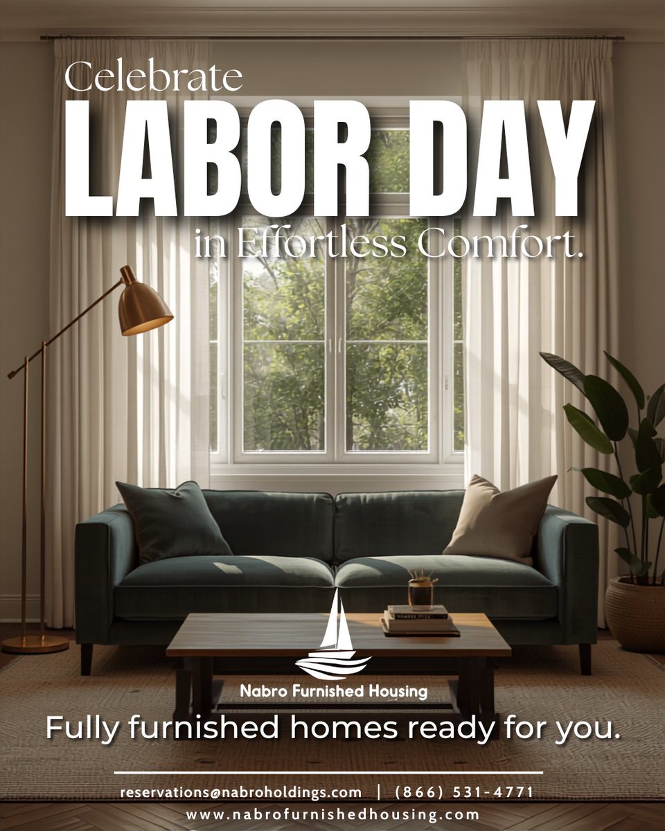 nabrohousing's tweet photo. Celebrate Labor Day in effortless comfort! 
✨Skip the heavy lifting and move straight into a fully furnished, turnkey DFW home with Nabro.  
⚡ Wi-Fi &amp; utilities included
🔑 Flexible 30-day stays, no long-term contracts
🧳 Just bring your luggage! https://t.co/UJqUSmGuAM