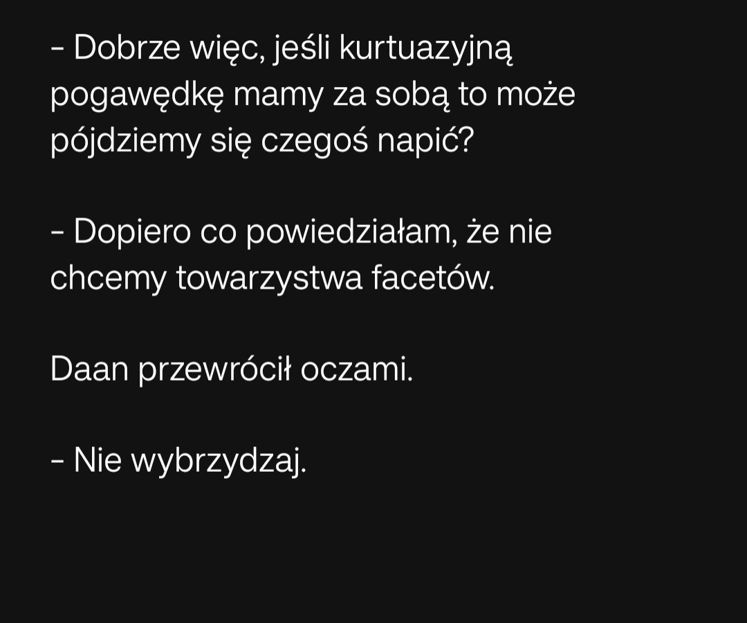 dzamawrites's tweet photo. Ona swoje, on swoje.
#twitteroweksiążkary https://t.co/vIE5mqsuCO