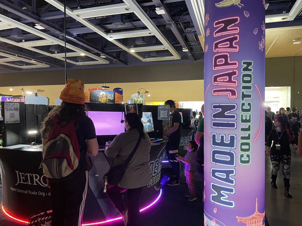 JETROUSA's tweet photo. It's the last day of #PAXWest! Come check our 12 Japanese indie games at the MADE IN JAPAN COLLECTION booth 👾 https://t.co/A7s9LB01oa