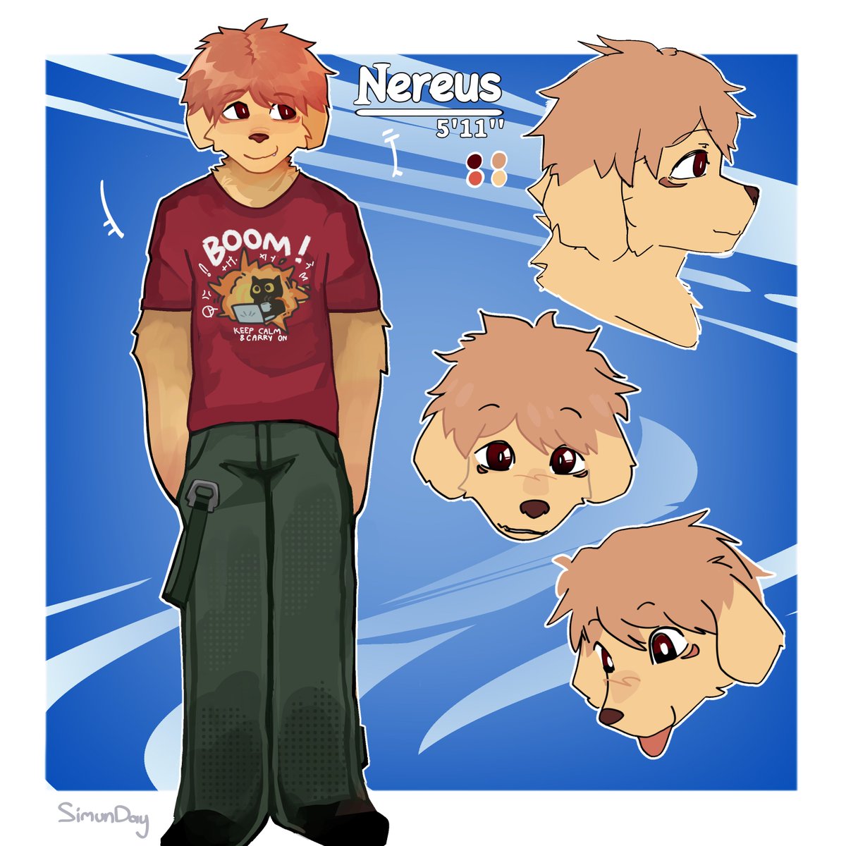 nereusbf's tweet photo. Here’s my sona!! #furryart #fursona https://t.co/S1v99kC9Cu