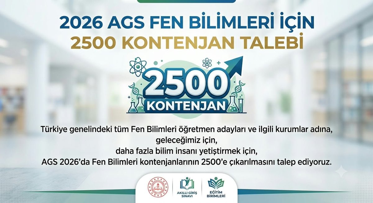zeyneepsn's tweet photo. Bugün burada sadece bir atama talebini değil, bilime verilen değeri konuşuyoruz. Fen Bilimleri branşı güçlü olursa bilim eğitimi de güçlü olur. 2500 kontenjan talebimiz nettir.
#fenbilgisi2500kontenjan
@edipuzen @Yusuf__Tekin https://t.co/oczgPsD9ip