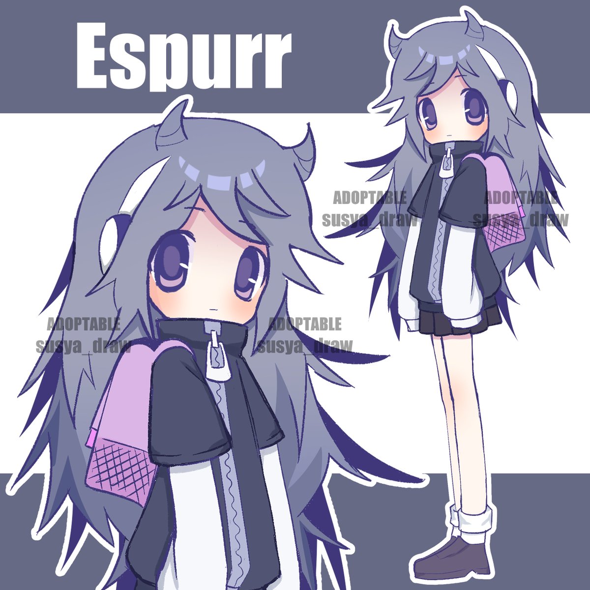 SusyaChan's tweet photo. Espurr adopt (SOLD) https://t.co/APb4l4wSYX