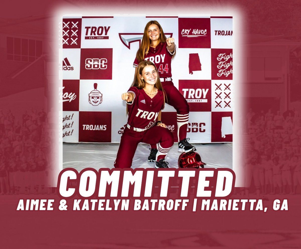 KatelynBatroff's tweet photo. ⚔️Let’s go Trojans!! ⚔️ When you know, you know!! We are beyond excited!! @e_newellcoach @NateTompkins @MackPuck01 @ElizabethH_99_ @AubrieLisenby @TroyTrojansSB @AGTTamborra18 @AGTamborra @LassiterFastpi1 @JJGriffeth24 https://t.co/RjdntDLMzD