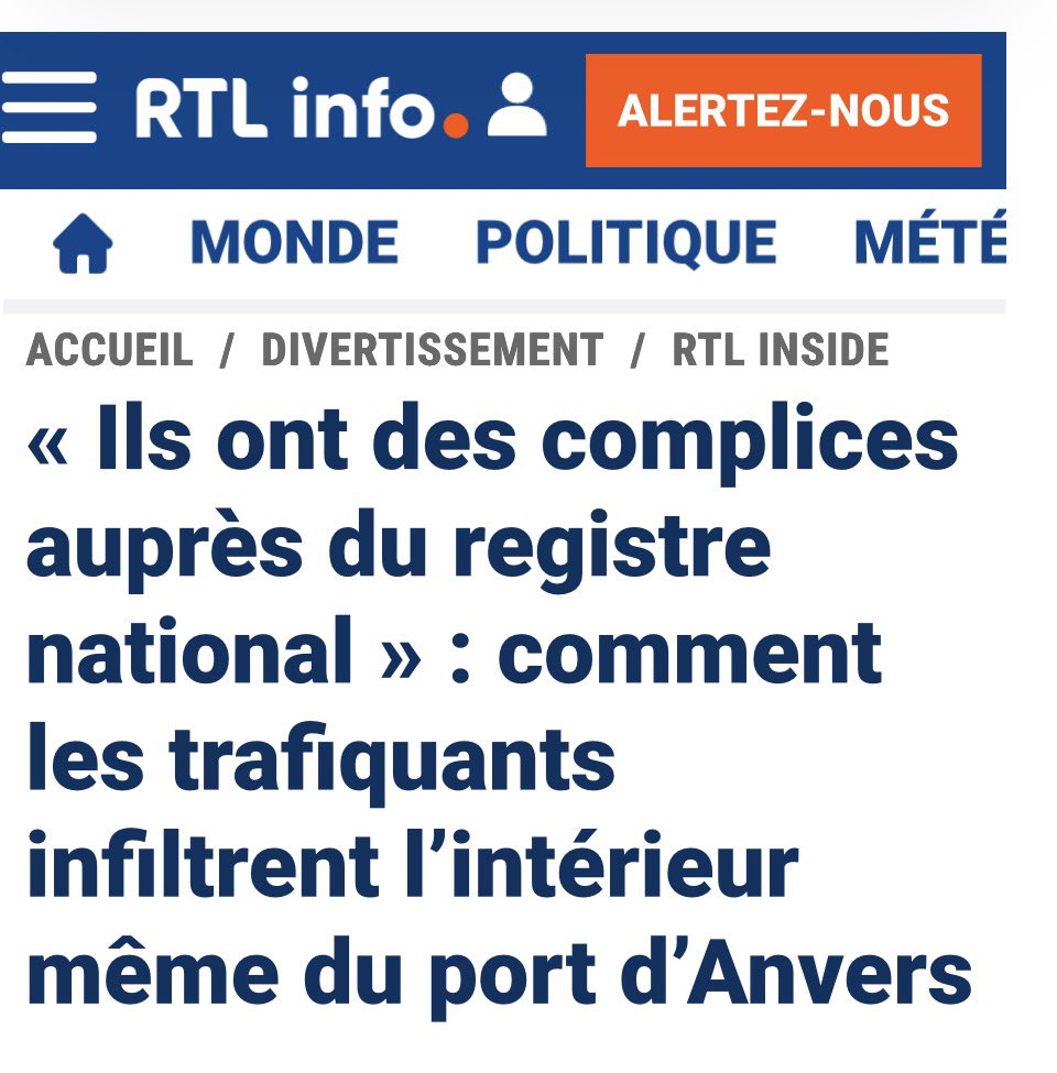 AhmedLaaouej's tweet photo. Le scandale du Port d’Anvers : 1 an sépare ces deux articles : d’un côté une enquête fouillée de RTL TVI en septembre 2025 et de l’autre une déclaration du patron des Douanes auprès de RTL TVI le 7 septembre 2026. On vous laisse juger. https://t.co/fn5IawkXKj