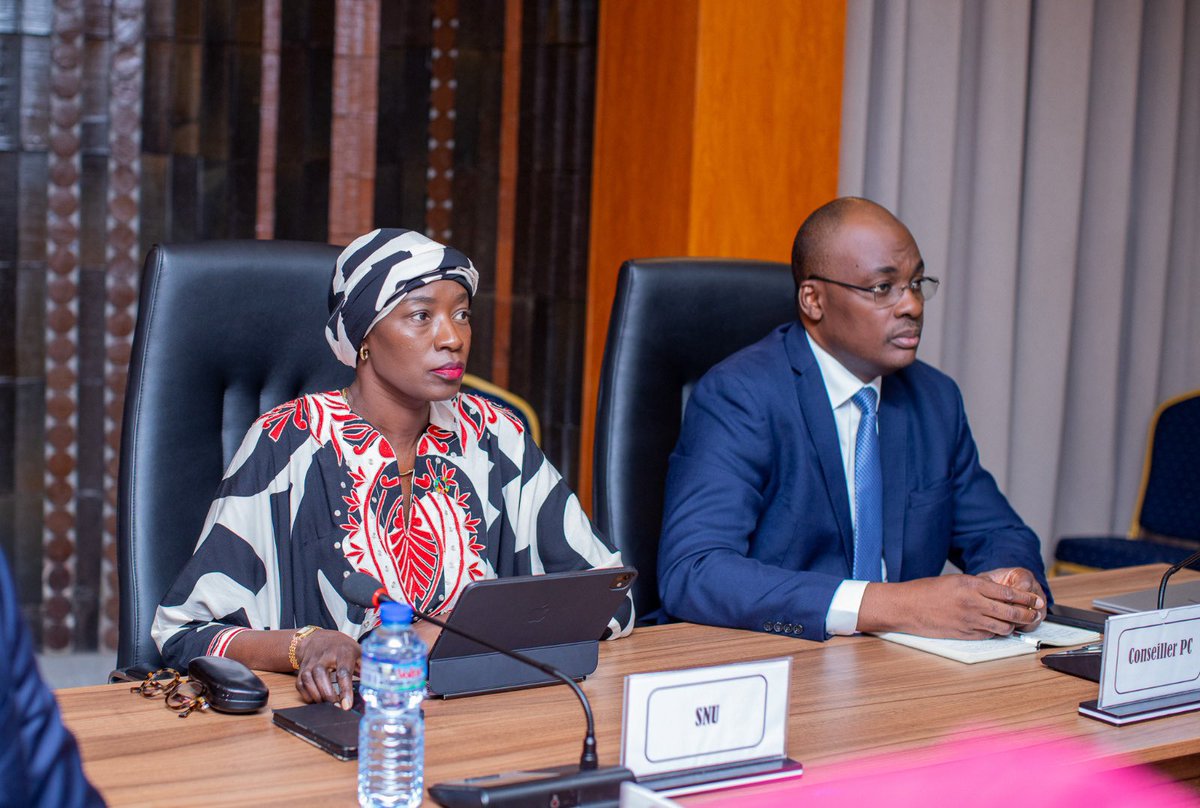UN_Togo's tweet photo. 3e réunion entre le @gouvtg et les PTF sur la feuille de route 2026-2031.

La RC @CoumbaDSow, cheffe de file, a salué la qualité des consultations avec les autorités.

@planificateurtg a présenté les principales orientations pour une transformation économique et sociale du #Togo. https://t.co/N8qMCd5zsF
