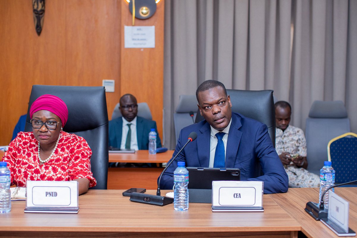 UN_Togo's tweet photo. 3e réunion entre le @gouvtg et les PTF sur la feuille de route 2026-2031.

La RC @CoumbaDSow, cheffe de file, a salué la qualité des consultations avec les autorités.

@planificateurtg a présenté les principales orientations pour une transformation économique et sociale du #Togo. https://t.co/N8qMCd5zsF