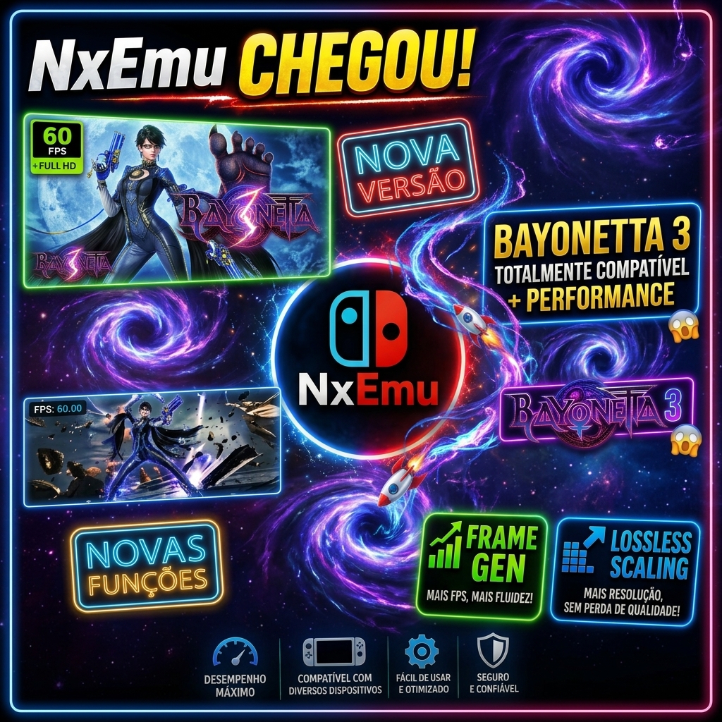 geekancia's tweet photo. 🚨🔥 O NXEMU ATUALIZOU! O emulador de Nintendo Switch no PC ganhou várias NOVAS FUNÇÕES e neste vídeo testamos tudo com BAYONETTA 3! 😱🎮 Confira as novidades, melhorias e desempenho da nova versão! 🚀

https://t.co/sVGfsrRUef https://t.co/nKIc0zyO6L