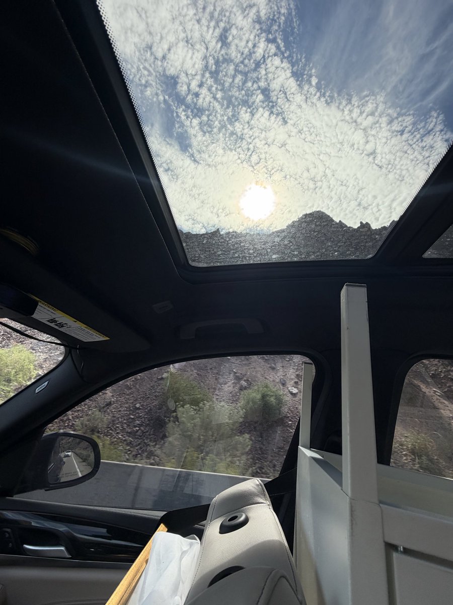 dwimorberg's tweet photo. Bonus content: using the pano sunroof to enjoy the everyday views the tourists are creating a gaper’s gap over. https://t.co/qk1mCVF2DP