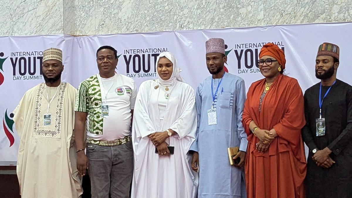 immanueljerne's tweet photo. The Day 2 of NEXUS 2026 at the ECOWAS Secretariat for the International Youth Day Summit 2026 organised by NACCIMA, Youth Entrepreneurs (NYE).

Day 2 Second Panel Topic: Our Stories, Our Change, Our Future

#immanueljerne https://t.co/mzx9LKd8VP